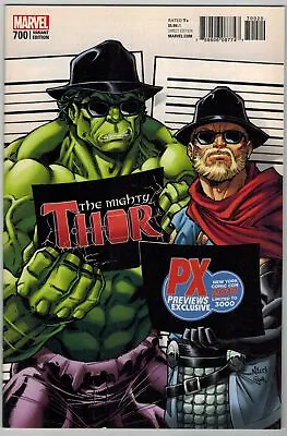 Buy 2017 Mighty Thor 700 PX Variant Todd Nauck Marvel Comics VF • 6.02£