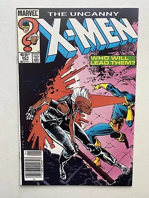 Buy UNCANNY X-MEN #201 Newsstand 1986 Marvel Comics 1st App Baby Cable! • 16.09£