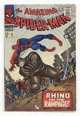 Buy Amazing Spider-Man #43 GD- 1.8 1966 1st Full App. Mary Jane • 64.04£