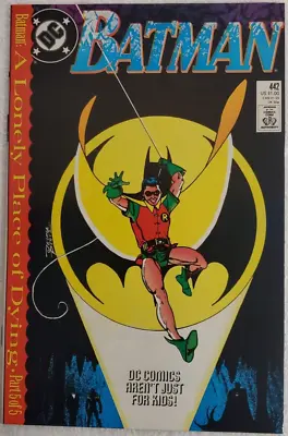 Buy Batman #442 First Tim Drake As Robin Newsstand DC Comics (1989) • 7.12£