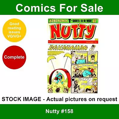 Buy Nutty #158 Comic 19 February 1983 VG/VG+ DC Thomson • 2.75£