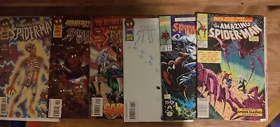 Buy Spiderman Vintage Comic Lot Of 6 W/Maximum Clonage Part4,Web Of Carnage Part 1 • 11.99£