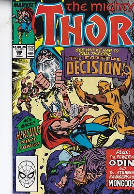 Buy Marvel Comics Thor (mighty) Vol. 1 #408 October 1989 Fast P&p Same Day Dispatch • 4.99£