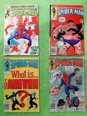 Buy Lot Of 4 SPECTACULAR SPIDER-MAN 71, 91, 92, 96 All Canadian VF Newsstand RD4682 • 5.57£