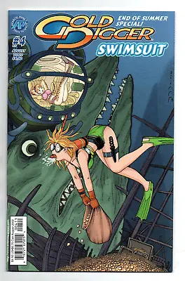 Buy Gold Digger Swimsuit Special #4 - Fred Perry - Antarctic Press - 2003 - NM • 7.12£