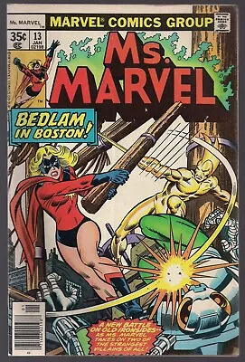 Buy Ms. Marvel #13 Carol Danvers 1978 Hecate App  Homecoming!  Bedlam In Boston! Vf- • 8.65£
