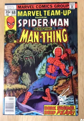 Buy Marvel Team-up #68 Sharp  Fn Minus 1978 Key 1st D'sparye Man-thing  J Byrne • 19.26£