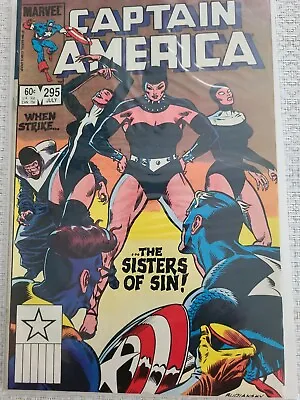 Buy Captain America 295 1st Cover Appearance Of The Sisters Of Sin Mcu Movie  • 4£