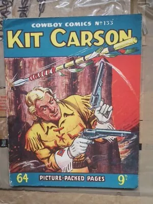 Buy Cowboy Comics 133 Kit Carson Fleetway Pub. Western  • 5£