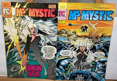 Buy Ms. Mystic #1 & 2 Complete Series Neal Adams Pacific Comics 1982 • 4.78£