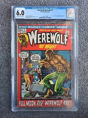 Buy Werewolf By Night #1 CGC 6.0 1972 • 165£