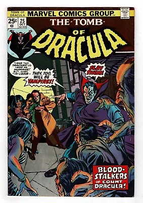 Buy Tomb Of Dracula 25   Origin & 1st Hannibal King • 55.96£