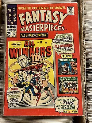 Buy Fantasy Masterpieces #10 All Winners Captain America 1967 Golden Silver Age • 7.96£