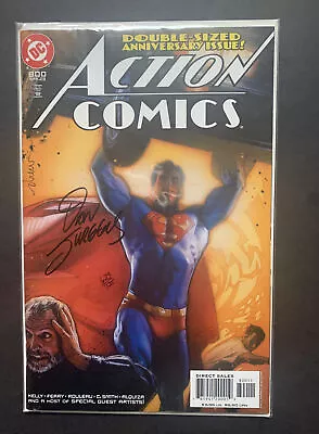 Buy SUPERMAN ACTION COMICS #800 CERTIFICATE Coa DF DAN JURGENS SIGNED Mint AUTO • 31.53£
