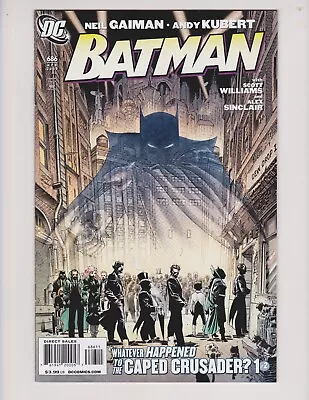 Buy Batman #686 Dc 2009 Neil Gaiman &andy Kubert 1st Print Whatever Happened To... • 15.80£