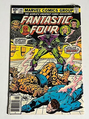 Buy Fantastic Four #206 Marvel Comics 1979 VG 1st App Skrull Empress R’Kill • 3.87£
