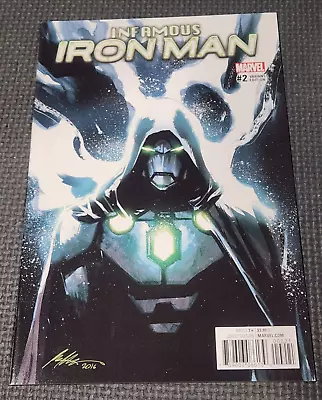Buy INFAMOUS IRON MAN #2 (2016) 1:25 Rafael Albuquerque Variant Cover Dr. Doom • 17.65£