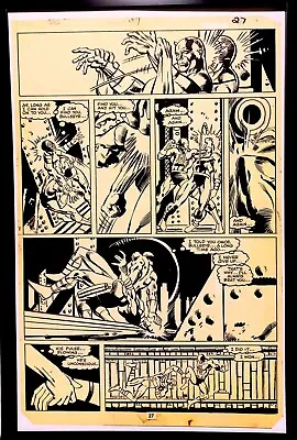 Buy Daredevil #169 Pg. 20 By Frank Miller 11x17 FRAMED Original Art Poster Print • 47.75£