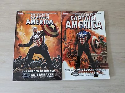Buy The Death Of Captain America Volume 2,3 Brubaker TPB  • 10£
