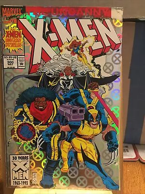 Buy Marvel Comics:  THE UNCANNY X-MEN .  #300. ANNIVERSARY FOIL COVER 1993. Box 109 • 7.10£