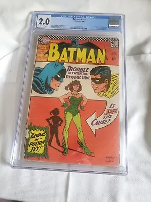 Buy Batman #181 CGC 2.0 1966 1st Appearance Of Poison Ivy - Off White Pages • 600£