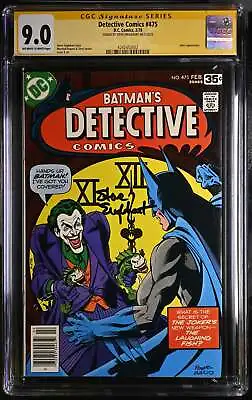 Buy Detective Comics #475 (1978) CGC 9.0 Signed By Steve Englehart • 471.80£