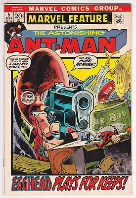 Buy Marvel Feature #5 Very Fine-Near Mint 9.0 Ant-Man Wasp Herb Trimpe Art 1972 • 18.12£