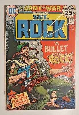 Buy Our Army At War #276 Sgt Rock Joe Kubert Cover (1975 DC) • 8.03£