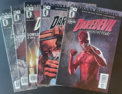 Buy Daredevil #41 #42 #43 #44 #45 (Marvel Knights) Low Life Complete Story Arc! • 4.76£