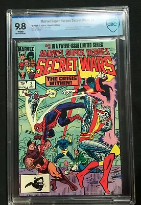 Buy Marvel Super Heroes Secret Wars #3 CBCS 9.8 19-3342534-001 • 350£