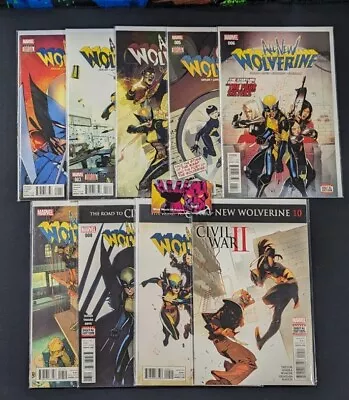 Buy All New Wolverine #1,3-10 Marvel 2015 Honey Badger (No #2) • 51.39£