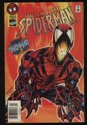 Buy Amazing Spider-Man #410 VF+ 8.5 W Pgs Newsstand Carnage Marvel • 39.58£