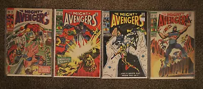 Buy Avengers Issue 63 64 65 66 F-VF Grade 1969 HUGE AVENGERS RUN • 79.95£