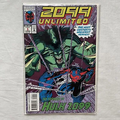 Buy Marvel Comics 2099 Unlimited #1 First Appearance Hulk 2099 Feat. Spider-Man 2099 • 23.71£