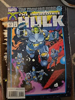 Buy (1994) The Incredible Hulk #413 -  THE TROYJAN WAR: PART 1 (OF 4)   • 4.01£