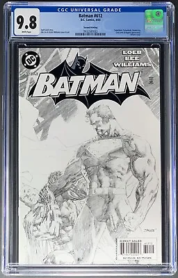 Buy Batman #612 2nd Print CGC 9.8 Jim Lee Sketch Cover - Hush Superman Catwoman • 131.88£