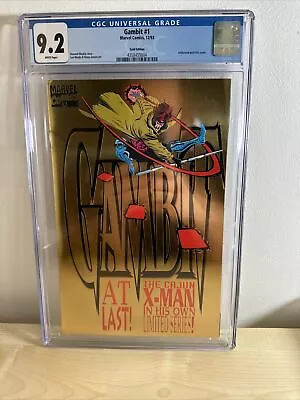 Buy Gambit #1 Embossed Gold Foil Variant 1993 Cgc 9.2 White Pages • 199.99£