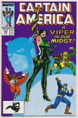 Buy Captain America #342 Comic Book - Marvel Comics! • 4.73£