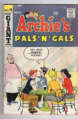 Buy Archie's Pals 'n' Gals #15  Archie Giant Series 1960 • 5.59£