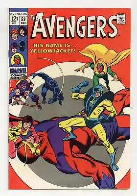 Buy Avengers #59 FN+ 6.5 1968 1st App. Yellowjacket • 110.69£