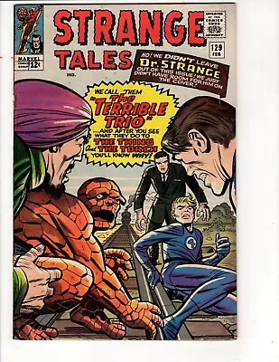 Buy Strange Tales #129 (1965)(THIS BOOK HAS MINOR RESTORATION SEE DESCRIPTION) • 33.69£