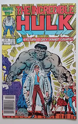 Buy Incredible Hulk #324. 1986. Return Of Grey Hulk. VF+.  • 19.79£