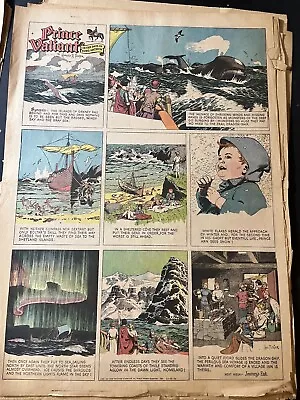 Buy Prince Valiant Sunday By Hal Foster From 2/26/50 Rare Full Page 22x14 • 8.77£