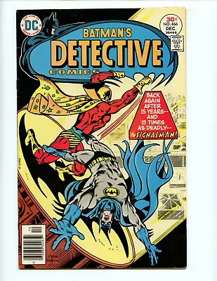 Buy Detective Comics 466 Signalman Returns Marshall Rogers Art Edge Of High Grade • 17.41£