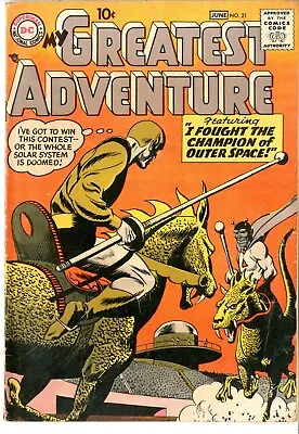 Buy My Greatest Adventure  # 21    VERY GOOD FINE     May 1958   Kirby, Mooney Ar • 59.30£