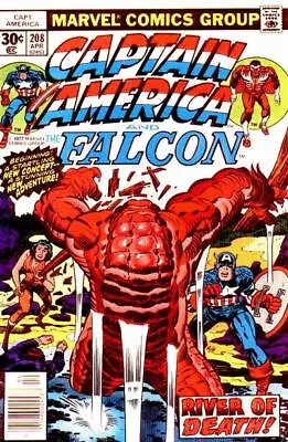 Buy Captain America (1st Series) #208 VG; Marvel | Low Grade - Arnim Zola Jack Kirby • 9.59£