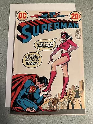 Buy SUPERMAN 261 STAR SAPPHIRE Dominatrix Slave Nick Cardy 1973 DC Domics Key Issue • 160.69£
