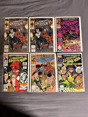 Buy 6 Comic Lot: AMAZING SPIDER-MAN #330 (2), #335, #336, #337, #366 Marvel 🔑Issues • 8£