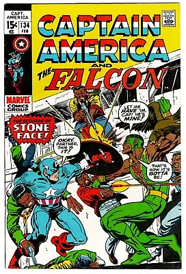 Buy Captain America And The Falcon #134 FN 1971 Complete Stories Marvel Comics • 39.54£