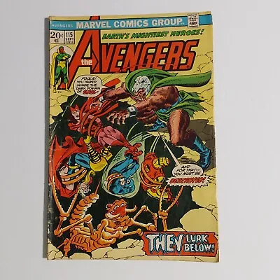 Buy Avengers 115 VG- 1973 Marvel Comics 1st Series Hulk Thor Iron Man  • 7.19£